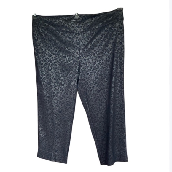 Zac & Rachel Pants - Zac & Rachel pant navy rose sparkle the ultimate fit pant 24W